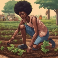 Jornada de sembratón – juventud afro y justicia ambiental – plántulas